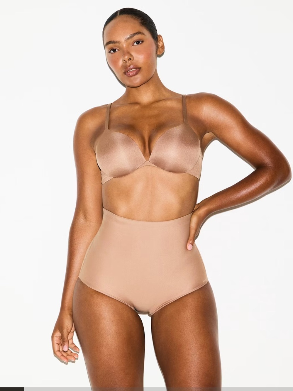 SKIMS Sculpting High-Waist Brief in Amber